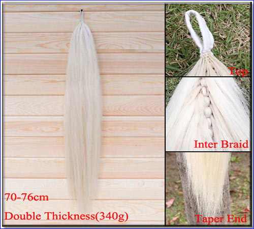horse tail with short styles