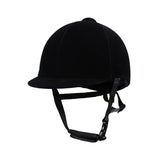 Y.J TAILS Premium Black Suede Equestrian Riding Helmets