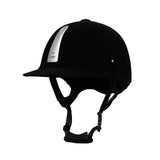 Y.J TAILS Premium Black Suede Equestrian Riding Helmets