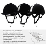 Y.J TAILS Premium Black Suede Equestrian Riding Helmets