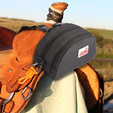 Y.J TAILS Horse Saddle Pommel Pocket Bags Durable Waterproof Fabric Saddle Sack for Western Saddle Horn Bags