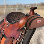 Y.J TAILS Horse Saddle Pommel Pocket Bags Durable Waterproof Fabric Saddle Sack for Western Saddle Horn Bags