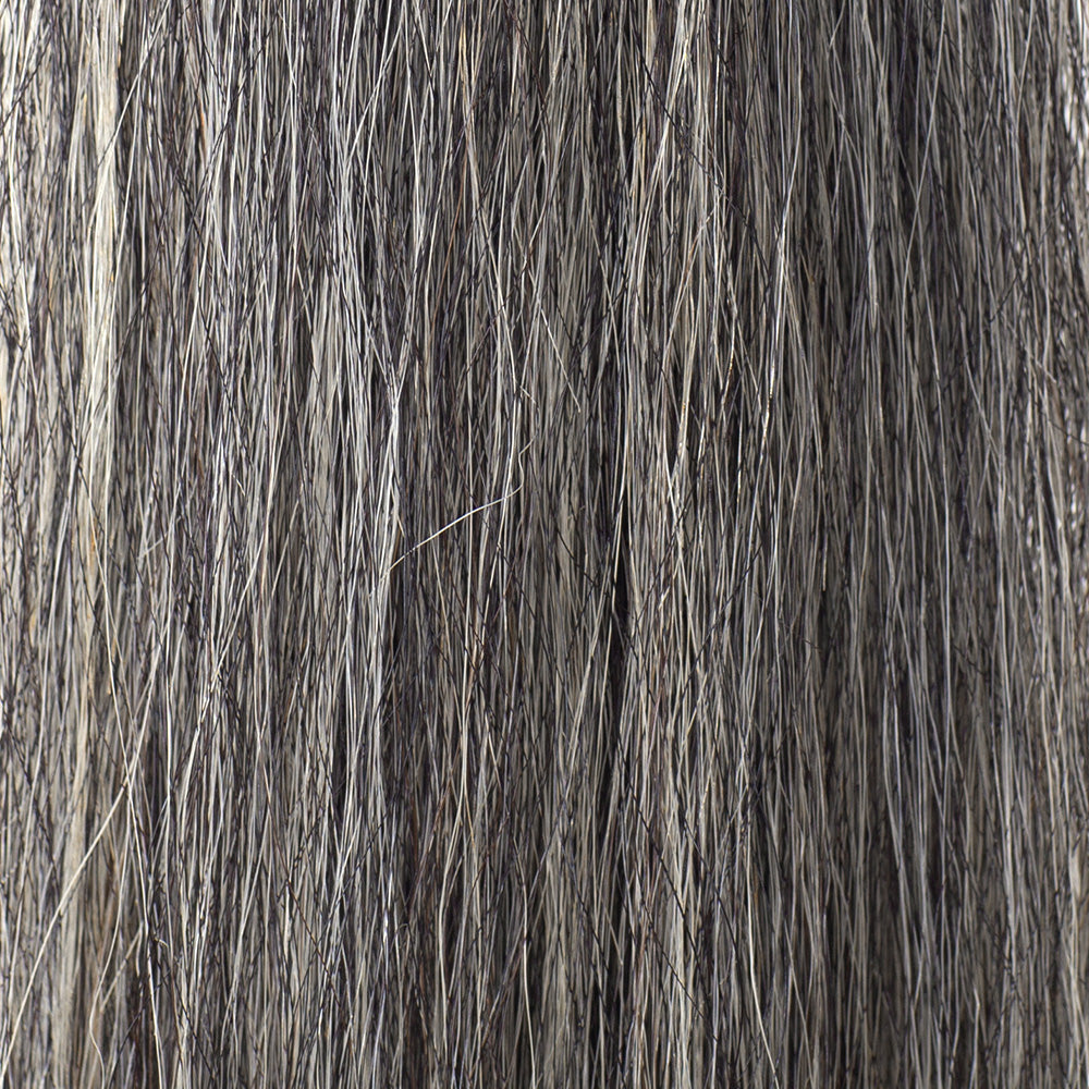Y.J TAILS Dark Grey Rubber Top Horse Hair Tail Extension 28-36 G1