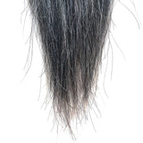 Y.J TAILS Dark Grey Natural Loop Top Tapered Bottom 28"-30" Horse Tail Extension aG1