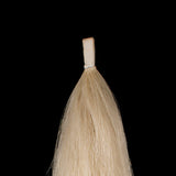 Y.J TAILS Original White Natural Loop Top Tapered Bottom 28"-30" Horse Tail Extension aW2