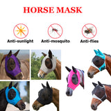 Y.J TAILS Horse Masks Horse Fly Masks