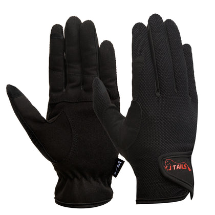 Y.J TAILS Women's Horse Riding Gloves Equestrian Women Ladies Girls