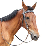 Y.J TAILS Adjustable Western Browband Leather  Horse Bridle