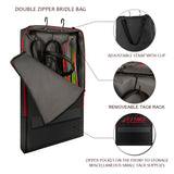 Y.J TAILS Bridle/Halter Bag with 3 Prong Tack Rack Horse Tack Carry Bag