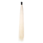 Y.J TAILS Pure White Rubber Top Blunt Bottom Horse Tail Extension 28"-36" W1