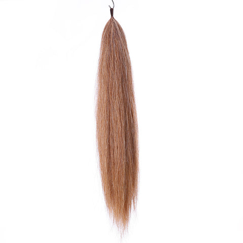 Y.J TAILS Mixed Color Natural Loop Top Tapered Bottom 28"-30" Horse Tail Extension aC1/M5