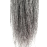 Y.J TAILS Mid Grey Natural Loop Top Tapered Bottom 28"-30" Horse Tail Extension aG2