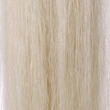 Y.J TAILS Pure White Natural Loop Top Tapered Bottom 28"-30" Horse Tail Extension aW1