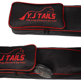 Y.J TAILS Horse Tail Extension Bag with Horse Brush Black